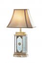 Medium Antique Gold Table Lamp including Shade - DISCONTINUED