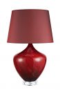 Table Lamp Red complete with Shade - DISCONTINUED