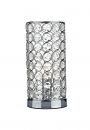 Polished Chrome Touch Table Lamp with Crystal Decoration - DISCONTINUED
