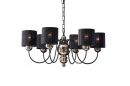 6 Light Bronze Pendant complete with Shades - DISCONTINUED