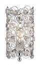 6 Light Crystal and Chrome Table Lamp - DISCONTINUED