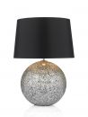 Medium Ball Table Lamp complete with Black Shade - DISCONTINUED
