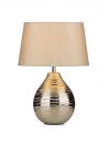 Small Silver Table Lamp complete with Silver Shade ID