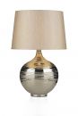 Large Silver Table Lamp complete with Shade ID