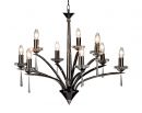 9 Light Dual Mount Pendant in Black Chrome - DISCONTINUED