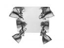 Natural Chrome 4 Spotlight with Square Ceiling Plate - DISCONTINUED