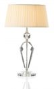 Clear Crystal Glass Table Lamp Complete with Shade - DISCONTINUED