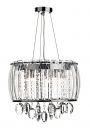 Polished Chrome and Crystal 5 Light Pendant - DISCONTINUED
