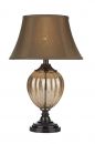Campagne Gold Glass Table Lamp complete with Bronze Shade - DISCONTINUED
