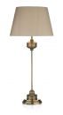 A Traditional Table Lamp In Bronze Finish - complete with shade ID