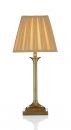 Antique Brass Finish Table Lamp Complete with Shade ID