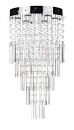 Decorative 6 Light Pendant with Crystal Glass Beads and Rods - DISCONTINUED