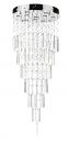 Decorative 10 Light Pendant with Crystal Glass Beads and Rods - DISCONTINUED