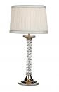 Polished Nickel Table Lamp complete with Shade - DISCONTINUED