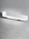 White Oval LED Up and Down Wall Light ID