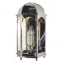 Small Solid Brass & Nickel Plated Wall Lantern  - DISCONTINUED