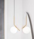 FLOS IC S2 - Suspension Lamp - Brass or Chrome ID 1