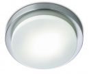 Low Energy IP44 Flush Ceiling Light in Satin Silver - DISCONTINUED