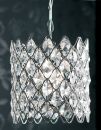 A Beautiful Lantern Style Ceiling Light with Cut Glass Droplets - DISCONTINUED