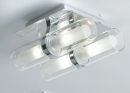 Modern Bathroom Ceiling Light in Chrome with Shades - DISCONTINUED