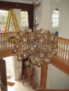 Stunning Italian stairwell light. Made to measure special project ID 1