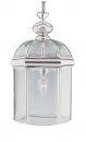 Bevelled Glass Lantern Finished in Polished Chrome ID