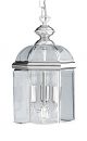 Large Bevelled Glass Lantern Finished in Chrome ID